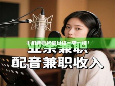 六盘水手机兼职致富日结一单一结！